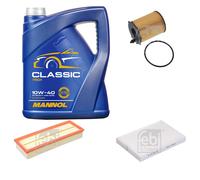 FEBI BILSTEIN Controllo Set 5L MANNOL Classic 10W-40 Per Citroën C3 Picasso