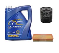 FEBI BILSTEIN Controllo Set 5L MANNOL Classic 10W-40 Per Citroën C5 II Break