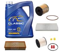 FEBI BILSTEIN Controllo Set 5L MANNOL Classic 10W-40 Per Citroën C8 EA_ EB_