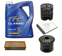 FEBI BILSTEIN Controllo Set 5L MANNOL Classic 10W-40 Per Citroën Xantia X1