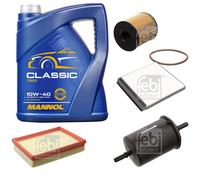 Febi BILSTEIN Controllo Set 5L mannol Classic 10W-40 per Citroën Xsara