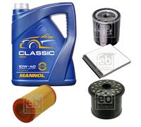 FEBI BILSTEIN Controllo Set 5L MANNOL Classic 10W-40 Per Citroën Xsara N1