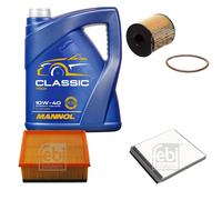 FEBI BILSTEIN Controllo Set 5L MANNOL Classic 10W-40 Per Citroën Xsara N1