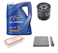 FEBI BILSTEIN Controllo Set 5L MANNOL Classic 10W-40 Per Dacia Duster