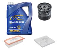 FEBI BILSTEIN Controllo Set 5L MANNOL Classic 10W-40 Per Dacia Duster JS