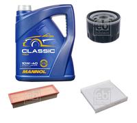 FEBI BILSTEIN Controllo Set 5L MANNOL Classic 10W-40 Per Dacia Logan MCV II