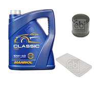 FEBI BILSTEIN Controllo Set 5L MANNOL Classic 10W-40 Per Daihatsu YRV 1.3