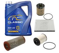 FEBI BILSTEIN Controllo Set 5L MANNOL Classic 10W-40 Per Fiat Idea 350_ 1.9
