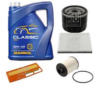 FEBI BILSTEIN Controllo Set 5L MANNOL Classic 10W-40 Per Fiat Idea 350_ 1.9