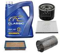 FEBI BILSTEIN Controllo Set 5L MANNOL Classic 10W-40 Per Fiat Stilo Multi