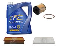 Febi BILSTEIN Controllo Set 5L mannol Classic 10W-40 per Fiat Ulysse 179AX