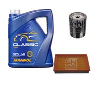 FEBI BILSTEIN Controllo Set 5L MANNOL Classic 10W-40 Per Ford Fiesta Kasten