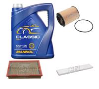 FEBI BILSTEIN Controllo Set 5L MANNOL Classic 10W-40 Per Ford Galaxy WGR