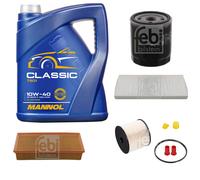 FEBI BILSTEIN Controllo Set 5L MANNOL Classic 10W-40 Per Lancia Phedra 179