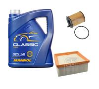 FEBI BILSTEIN Controllo Set 5L MANNOL Classic 10W-40 Per Mazda 2 DE 1.6