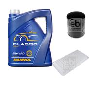 FEBI BILSTEIN Controllo Set 5L MANNOL Classic 10W-40 Per Mazda MX-5 III NC