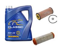 FEBI BILSTEIN Controllo Set 5L MANNOL Classic 10W-40 Per Mercedes-Benz A