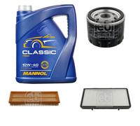 Febi BILSTEIN Controllo Set 5L mannol Classic 10W-40 per Opel Vivaro Scatola