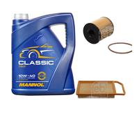 FEBI BILSTEIN Controllo Set 5L MANNOL Classic 10W-40 Per Peugeot 407 SW 6E