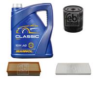 FEBI BILSTEIN Controllo Set 5L MANNOL Classic 10W-40 Per Peugeot 807 E 2.2