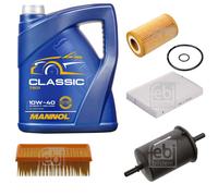 FEBI BILSTEIN Controllo set 5L MANNOL Classic 10W-40 per Renault Clio II