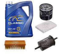 FEBI BILSTEIN Controllo set 5L MANNOL Classic 10W-40 per Renault Clio II