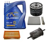FEBI BILSTEIN Controllo Set 5L MANNOL Classic 10W-40 Per Renault Clio III
