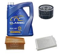 Febi BILSTEIN Controllo Set 5L mannol Classic 10W-40 per Renault Megane