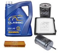 FEBI BILSTEIN Controllo Set 5L MANNOL Classic 10W-40 Per Volvo V40 Kombi VW