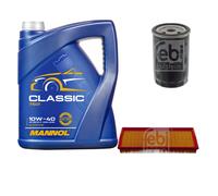 FEBI BILSTEIN Controllo Set 5L MANNOL Classic 10W-40 Per VW Golf II 19E 1G1