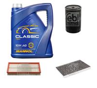 FEBI BILSTEIN Controllo set 5L MANNOL Classic 10W-40 per VW Golf IV 1J1 1.6