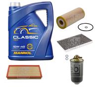 FEBI BILSTEIN Controllo Set 5L MANNOL Classic 10W-40 Per VW Golf IV 1J1 1.9
