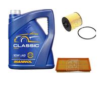 Febi BILSTEIN Controllo Set 5L mannol Classic 10W-40 per VW Touran 1T1 1T2