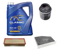 FEBI BILSTEIN Controllo Set 5L MANNOL Classic 10W-40 Per VW Touran 1T1 1T2