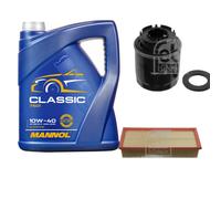 FEBI BILSTEIN Controllo Set 5L MANNOL Classic 10W-40 Per VW Touran 1T1 1T2