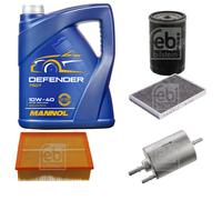 FEBI BILSTEIN Controllo Set 5L MANNOL Defender 10W-40 Per Audi A4 Cabriolet