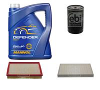 FEBI BILSTEIN Controllo Set 5L MANNOL Defender 10W-40 Per Audi A6 4A C4 2.6