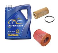 Febi BILSTEIN Controllo Set 5L mannol Defender 10W-40 per Audi A6 4F2 C6