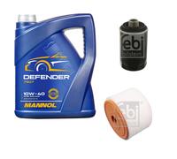 FEBI BILSTEIN Controllo Set 5L MANNOL Defender 10W-40 Per Audi A6 Avant 4G5