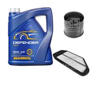 FEBI BILSTEIN Controllo Set 5L MANNOL Defender 10W-40 Per Chevrolet Spark