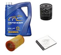 FEBI BILSTEIN Controllo Set 5L MANNOL Defender 10W-40 Per Citroën Berlingo