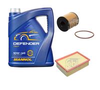 FEBI BILSTEIN Controllo Set 5L MANNOL Defender 10W-40 Per Citroën C4 I LC