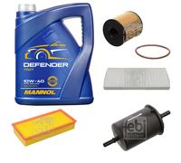 FEBI BILSTEIN Controllo set 5L MANNOL Defender 10W-40 per Citroën C8 EA