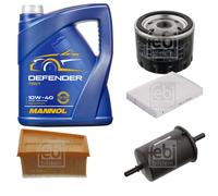 FEBI BILSTEIN Controllo Set 5L MANNOL Defender 10W-40 Per Dacia Sandero