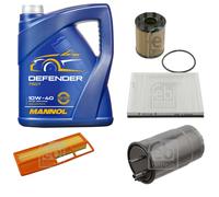 FEBI BILSTEIN Controllo Set 5L MANNOL Defender 10W-40 Per Fiat Idea 350_ 1.9