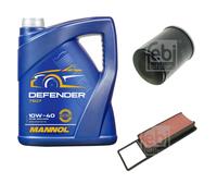 Febi BILSTEIN Controllo Set 5L mannol Defender 10W-40 per Honda Jazz II GD