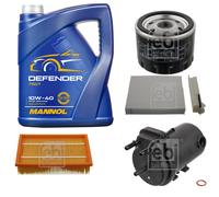 FEBI BILSTEIN Controllo Set 5L MANNOL Defender 10W-40 Per Nissan Note E11