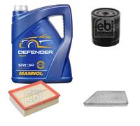 FEBI BILSTEIN Controllo Set 5L MANNOL Defender 10W-40 Per Peugeot 206 CC 2D