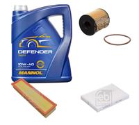 Febi BILSTEIN Controllo Set 5L mannol Defender 10W-40 per Peugeot 307 3A / (C