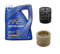 FEBI BILSTEIN Controllo Set 5L MANNOL Defender 10W-40 Per Peugeot Partner